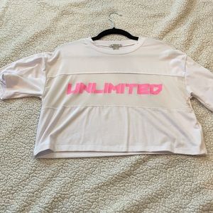 Unlimited White Crop Top.